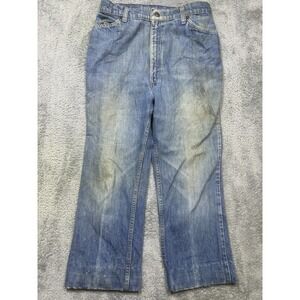 Vtg‎ 70's Levi's Orange Tab 505 Made In USA Jeans Crop Hem Women's 16 (29x24.5)